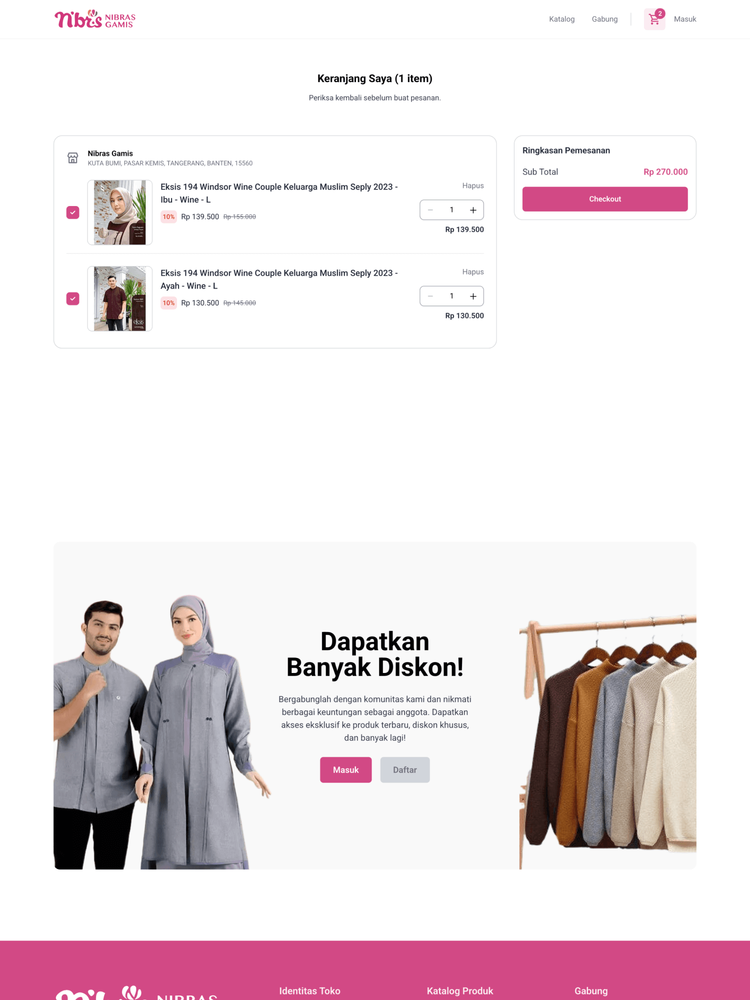 Cart Page