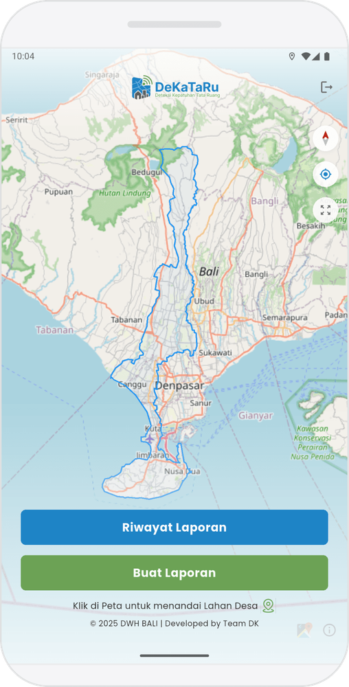Screenshot Dekataru Mobile - Home Page