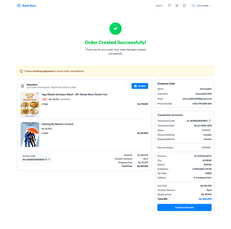 Order Created