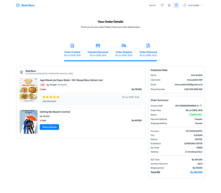 Rating & Review Added